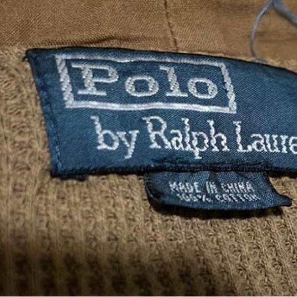 Polo Ralph Lauren Moto Motorcycle jacket hoodie vintage brown mens size XL - Picture 10 of 10